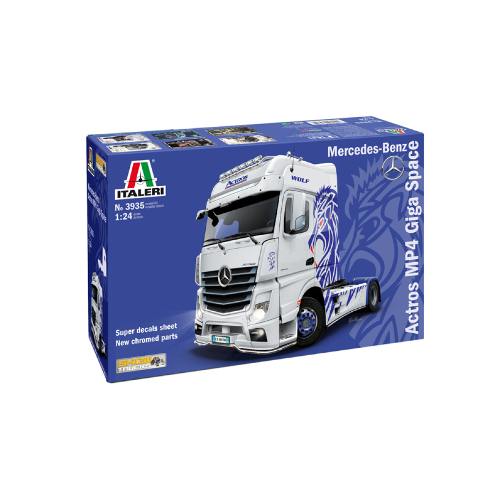 Mercedes-Benz ACTROS MP4 Giga Space 1/24  Italeri 3935