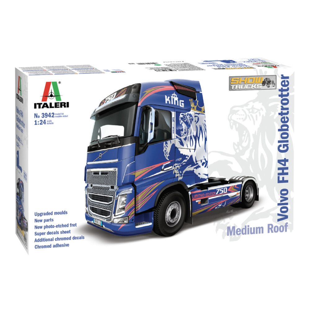 VOLVO FH4 Globetrotter Medium Roof  1/24  Italeri 3942