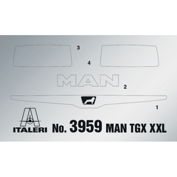 Автомобіль  MAN TGX 18.500 XXL Lion Pro Edition  1/24  Italeri 3959