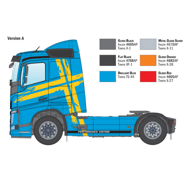 Автомобіль  Volvo FH Low Roof 1/24  Italeri 3967