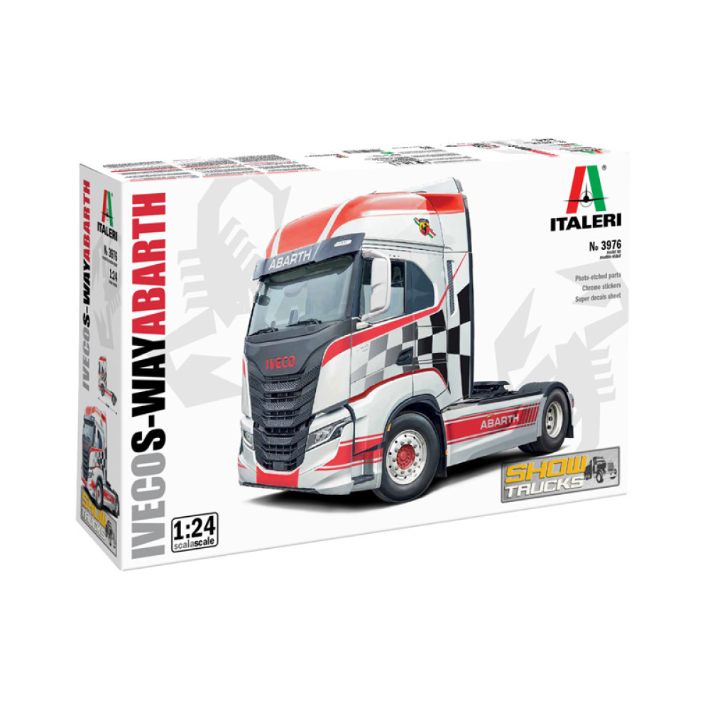 Автомобіль  Iveco S-Way Abarth 1/24  Italeri 3976
