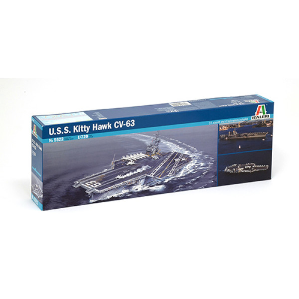 Корабель USS Kitty Hawk CV-63 1/720  Italeri  5522
