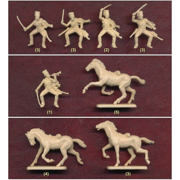 British Hussars, Crimean War 1854 1/72 Italeri  6052