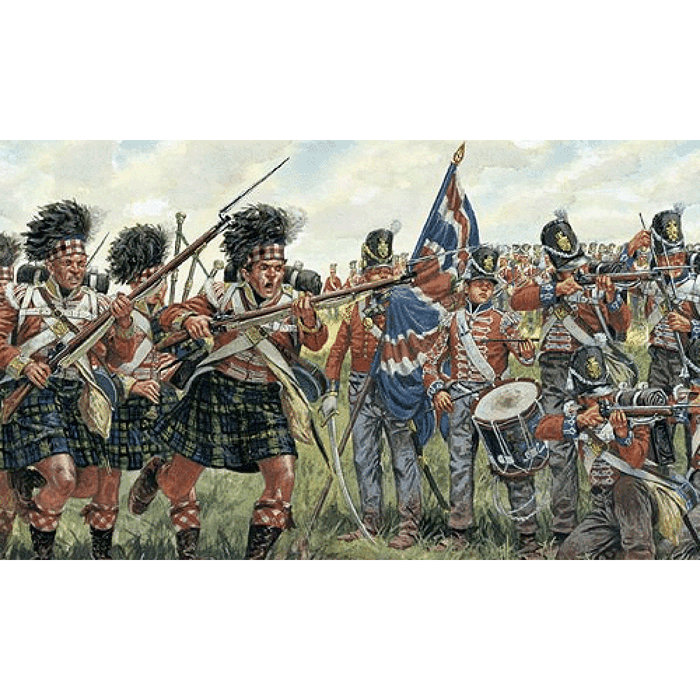 British and Scots Infantry 1/72 Italeri  6058