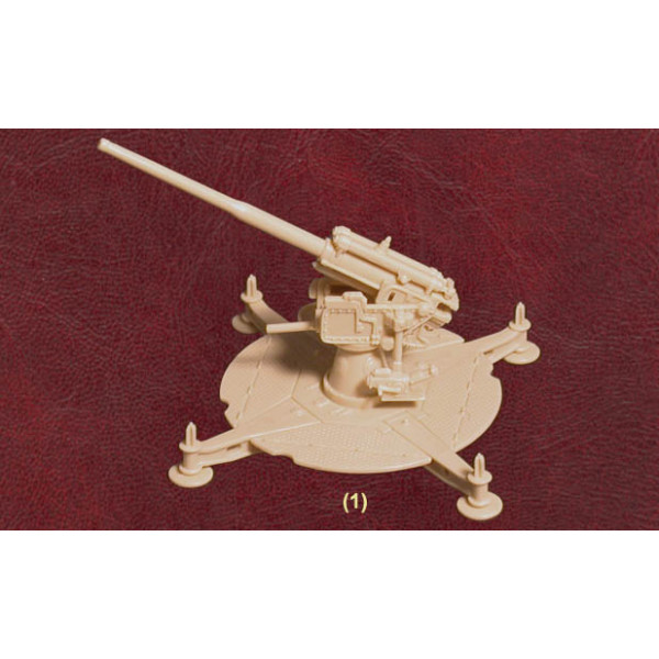  Italian 90/53 Gun with Crew 1/72 Italeri  6122