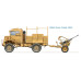 Артиллерийский тягач 15 CWT truck with Breda 20/65  1/35 Italeri  6505