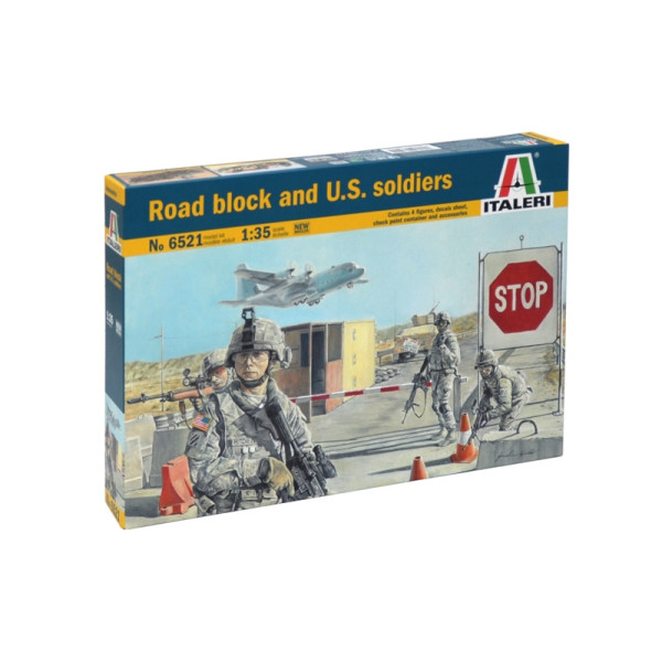Блокпост та американські солдати 1/35 Italeri 6521