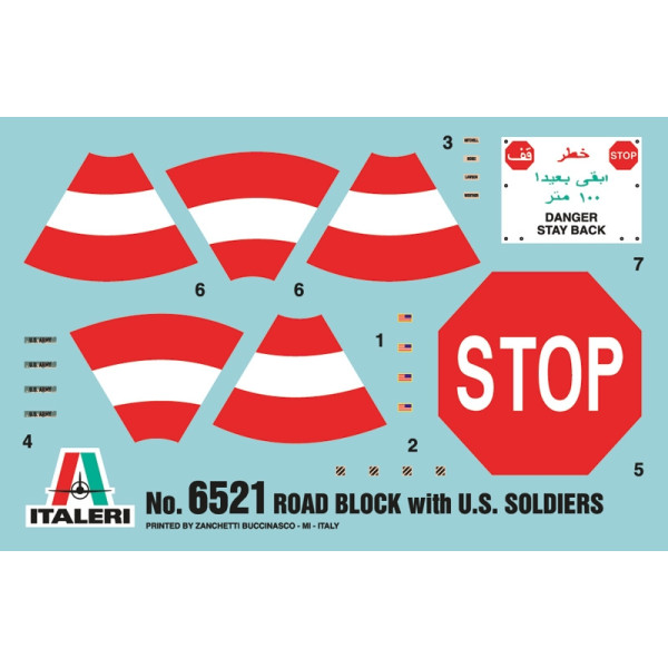 Блокпост та американські солдати 1/35 Italeri 6521