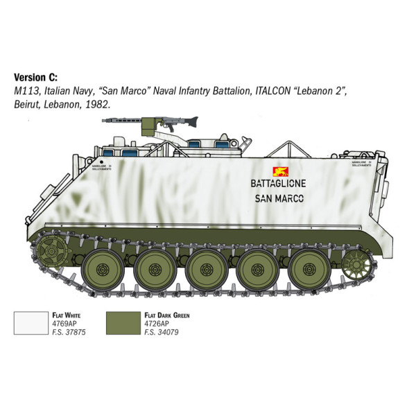 Armoured Personnel Carrier M113A1 1/35 Italeri 6753