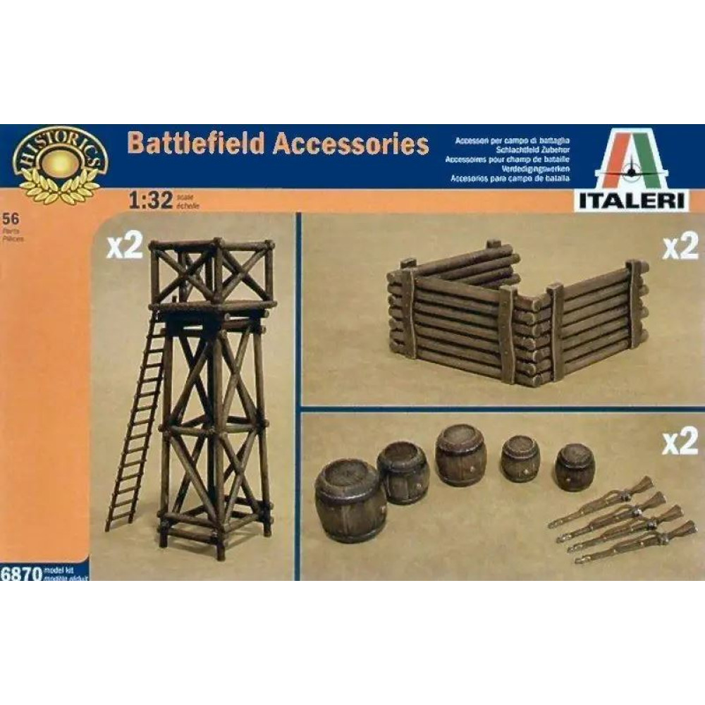  Artillery Position Accessories 1/32 Italeri 6870
