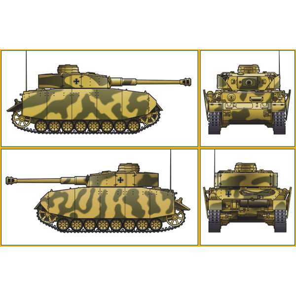 Збірна модель Танк PANZER KPFW. IV 1/72 Italeri  7007