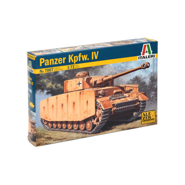 Збірна модель Танк PANZER KPFW. IV 1/72 Italeri  7007