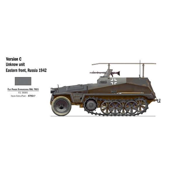 Збірна модель Sd. Kfz. 250/3 1/72 Italeri  7034