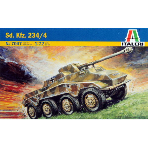 Бронеавтомобіль Sd.Kfz.234 / 4 1/72 Italeri 7047