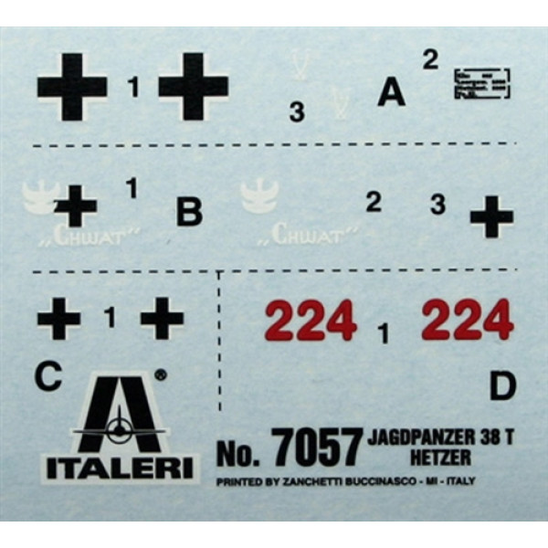 Jagdpanzer 38(t) Hetzer 1/72 Italeri  7057
