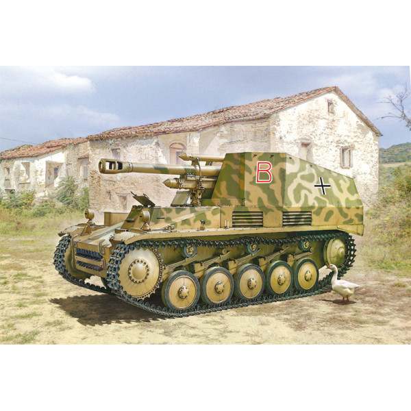 Збірна модель САУ SD.KFZ.124 WESPE WWII 1/72 Italeri  7061