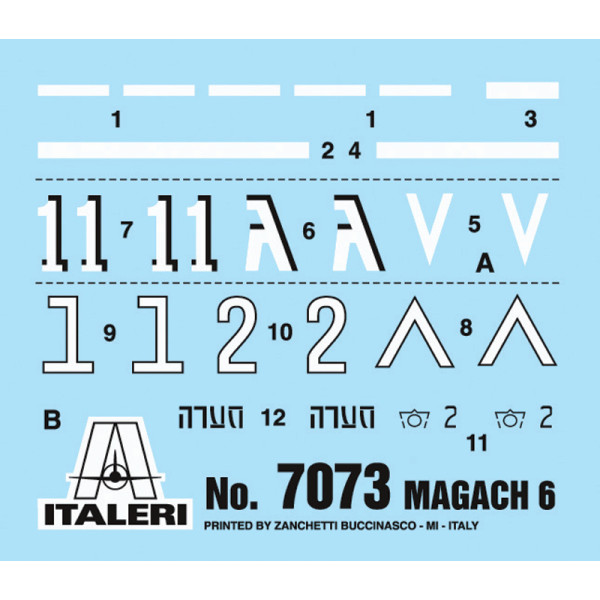 Збірна модель Танк MAGACH 6  1/72 Italeri  7073