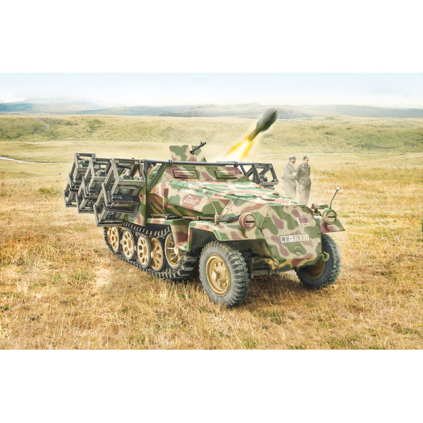 Збірна модель Sd. Kfz. 251/1 Wurfrahmen Stuka zu Fuss 1/72 Italeri  7080