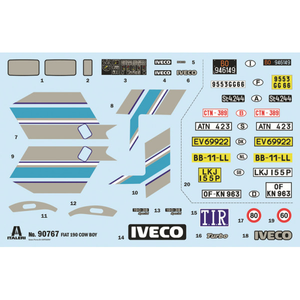 IVECO 190.38 CowBoy 1/24  Italeri 90767