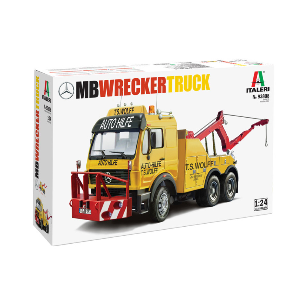 Автомобіль  MERCEDES-BENZ WRECKER TRUCK 1/24  Italeri 93808