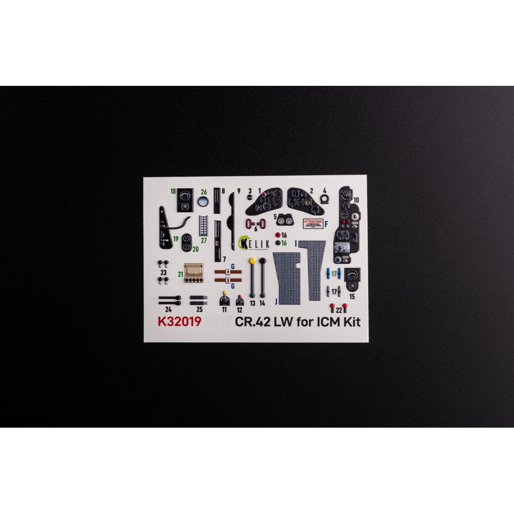 CR.42 LW  3D decal  INTERIOR for ICM 1/32 Kelik K32019