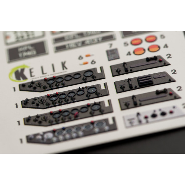 Unimog 404 - Інтер'єр 3D Decal для комплекту ICM 1/35 Kelik K35008