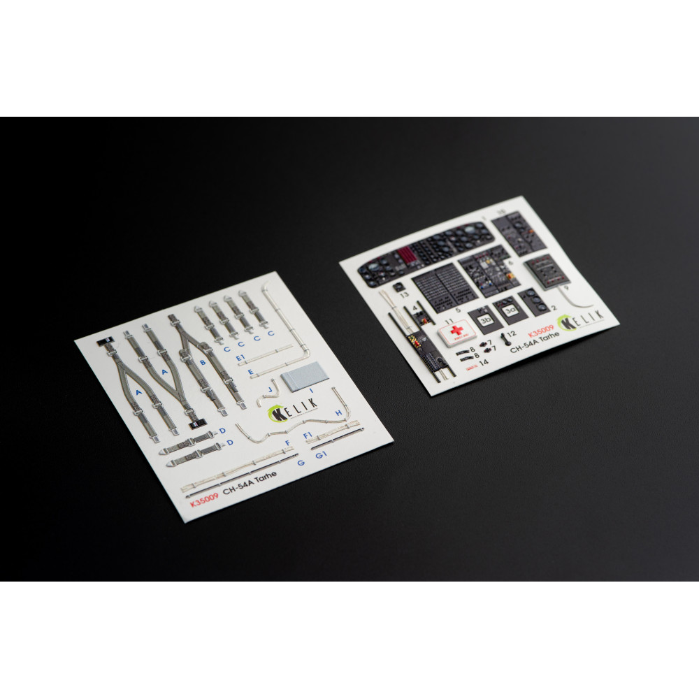 CH-54A "Tarhe" - Interior 3D Decal for ICM 1/35 Kelik K35009