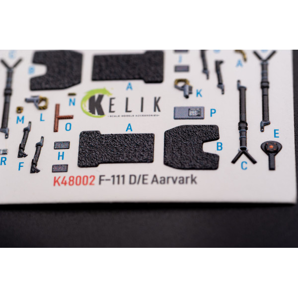 F-111 D/E Aardvark  3D Декаль Інтер'єр для HobbyBoss 1/48 Kelik K48002