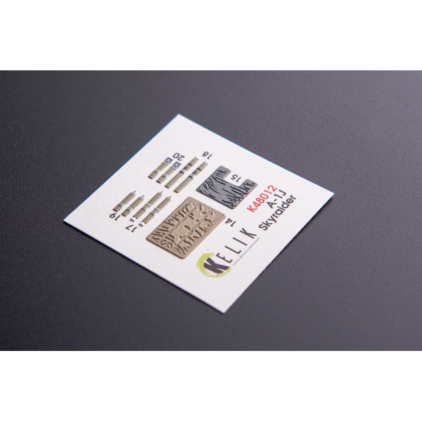 A-1J "Skyraider" interior 3D decals for Tamiya kit  1/48 Kelik K48012