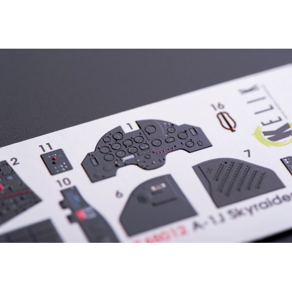 A-1J "Skyraider" interior 3D decals for Tamiya kit  1/48 Kelik K48012