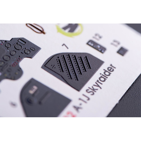 A-1J "Skyraider" interior 3D decals for Tamiya kit  1/48 Kelik K48012