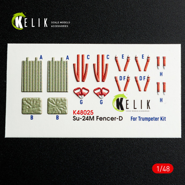 Су-24 Декаль Інтер'єр для Trumpeter  1/48 Kelik K48025
