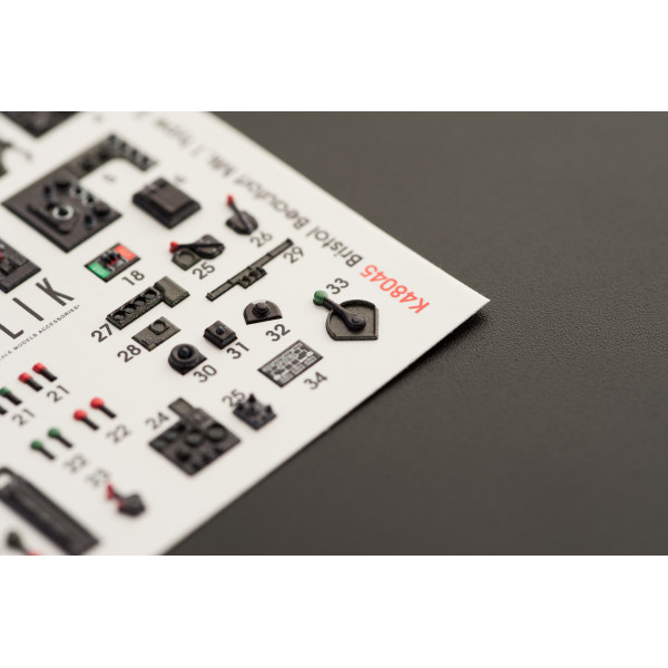 Bristol Beaufort Mk.1 type 2  interior 3D decals for  ICM kit 1/48 Kelik K48045