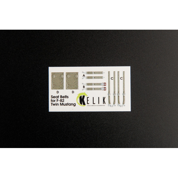  F-82 E/H Twin Mustang  interior 3D decals for  Modelsvit kit  1/48 Kelik K48046