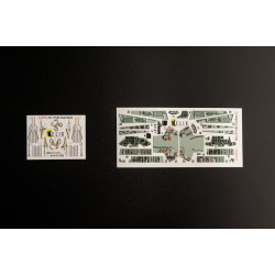 SU-27UB Flanker  interior 3D decals for  GWH  1/48 Kelik K48052