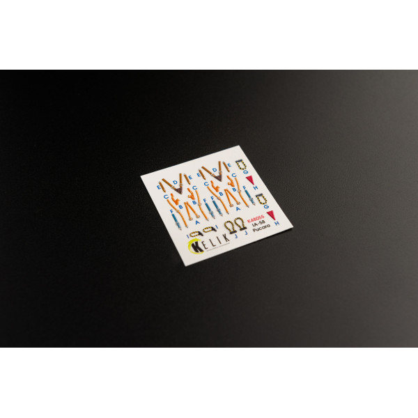 IA-58 Pucara   interior 3D decals for Kinetic kit 1/48 Kelik K48055