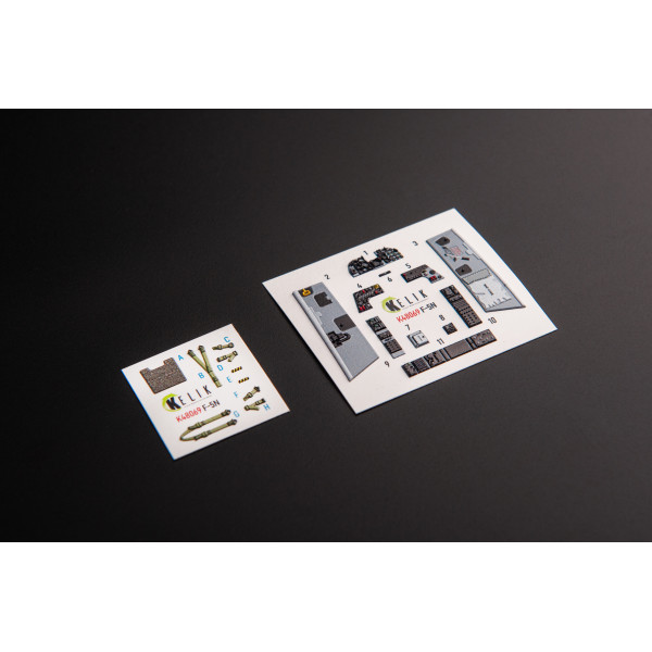 F-5N   interior 3D decals for AFV Club 1/48 Kelik K48069
