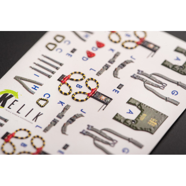 F-4E "Phantom II"    interior 3D decals for MENG 1/48 Kelik K48070