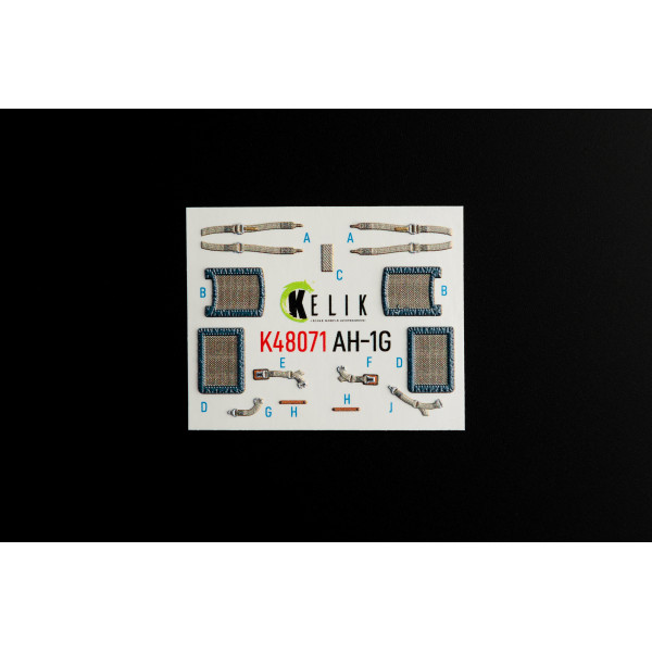 AH-1G "Cobra"  interior 3D decals for  ICM/SpecialHobby 1/48 Kelik K48071
