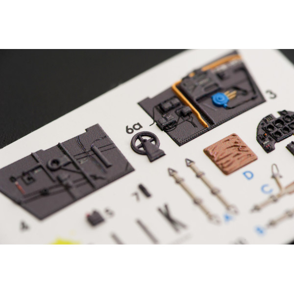 BF109-10G interior 3D decals for Fine Molds kit 1/72 Kelik K72010