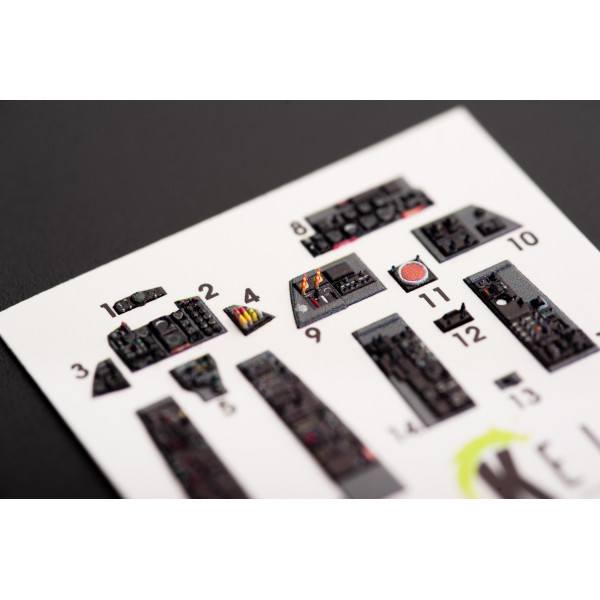 F-4D "Phantom II" interior 3D decals for Fine Molds kit 1/72 Kelik K72014
