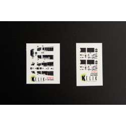 F-16I Sufa interior 3D decals for Kinetic kit 1/72 Kelik K72016