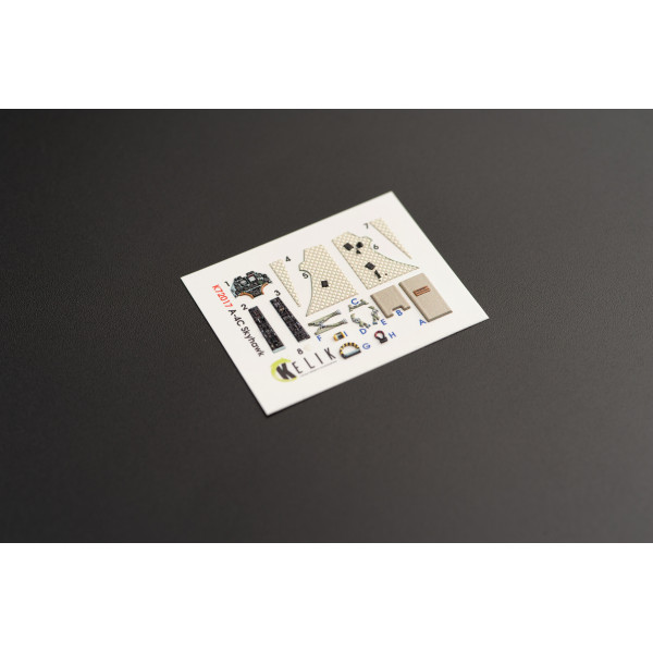 A-4C Skyhawk interior 3D decals for Fujimi/Hobby 2000 1/72 Kelik K72017