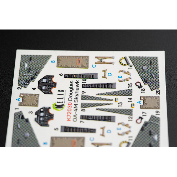 OA-4M "Skyhawk" 3D Декаль ІНТЕР'ЄР для комплекту Fujimi/Hobby 2000 1/72 Kelik K72030