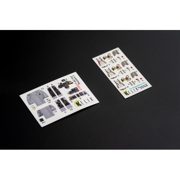 F-4EJ Kai "Phantom II" interior 3D decals for Hasegawa 1/72 Kelik K72032