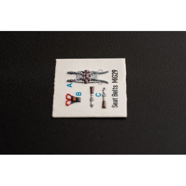 МіГ-29 Fulcrum-A  9-12   3D Декаль Інтер'єр для GWH  1/72 Kelik K72043