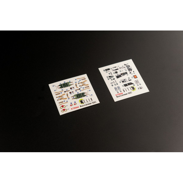 Blackburn Buccaneer S.2C   interior 3D decals for Airfix   1/72 Kelik K72044