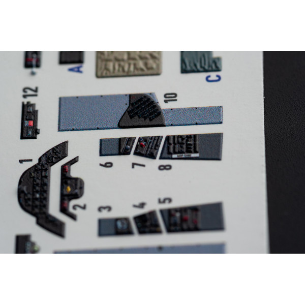 A-1H Skyraider   interior 3D decals for Hasegawa 1/72 Kelik K72064