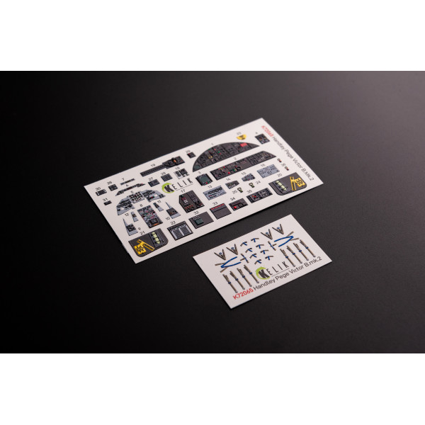 Handley Page Victor B Mk2  3D Декаль Інтер'єр для Airfix 1/72 Kelik K72065