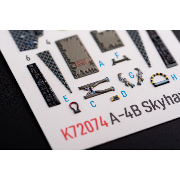 A-4B "Skyhawk" interior 3D decals for Hobby 2000/Fujimi 1/72 Kelik K72074